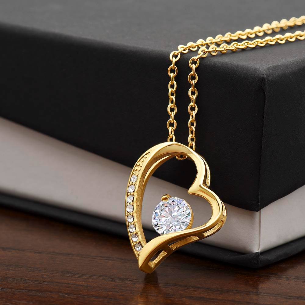 Elegant Forever Love Necklace – “To My Mom” Message Gift