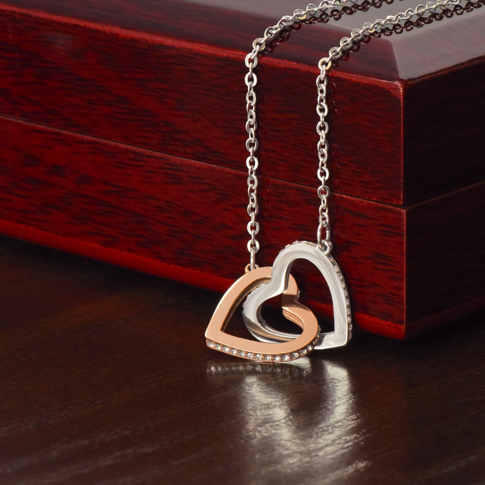 Two Heart Neckless, What makes as stronger as a heart./Non-Message Card